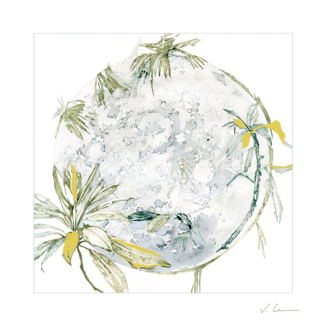 Victoire Cathalan - Feuilles (Rose foncé)