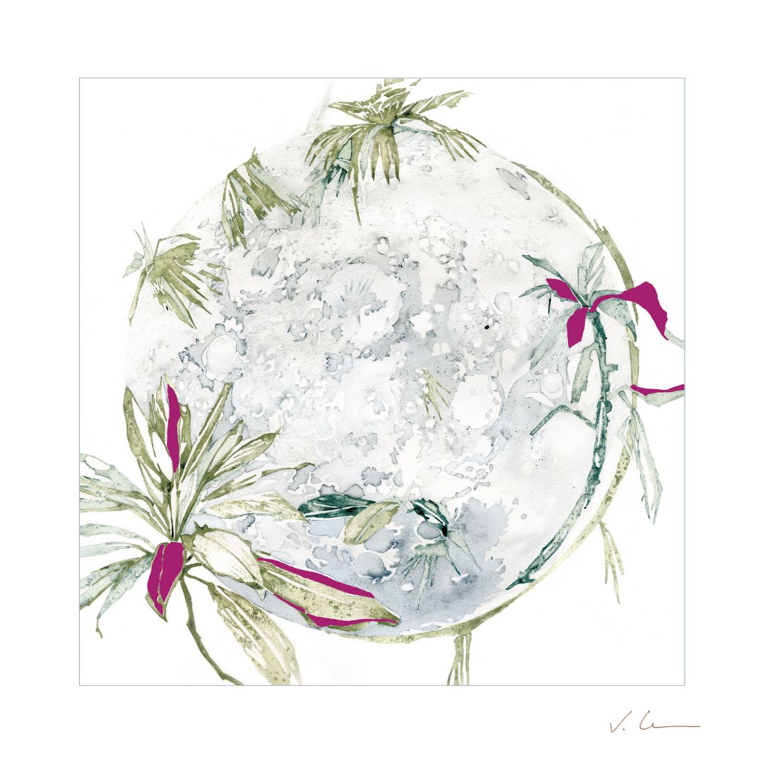 Victoire Cathalan - Feuilles (Rose foncé)