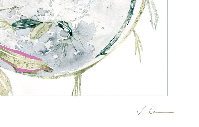 Victoire Cathalan - Feuilles (Rose foncé)