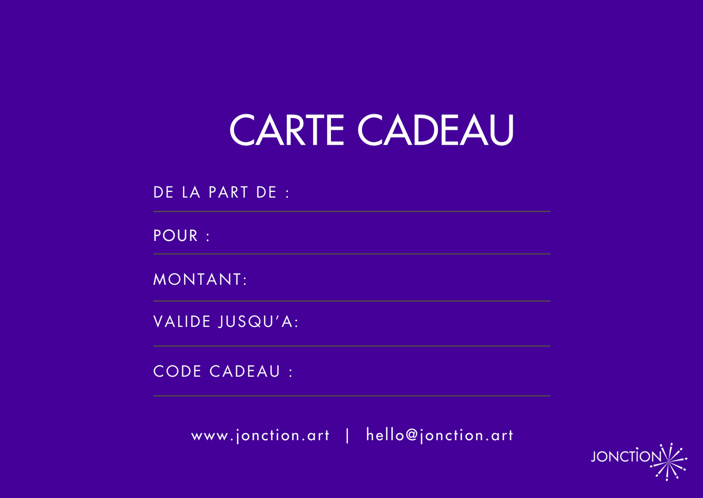 Carte cadeau