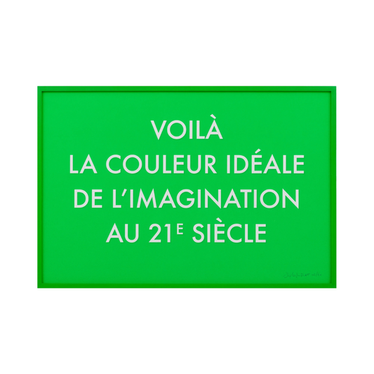 Christophe Fiat - Fonds Verts (Voilà la couleur idéale de l'imagination au 21e siècle)